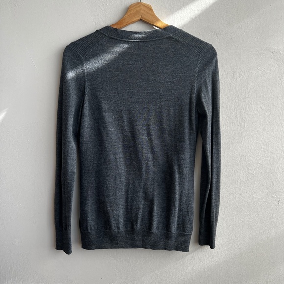 BANANA REPUBLIC Merino Wool Cardigan with Gold Detailing - Picture 4 of 4